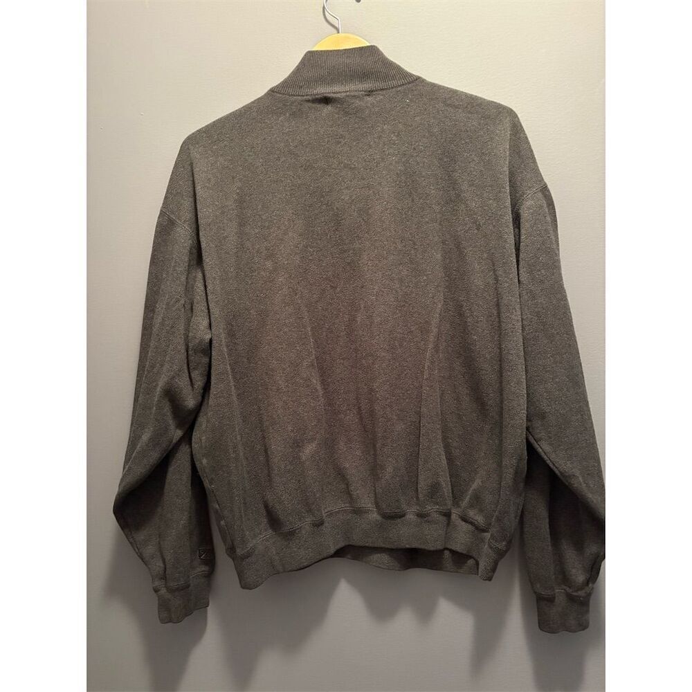 Cutter & Buck Men's L Gray Half Zip Pullover Sweater Casual - Picture 5 of 8